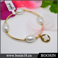 Novo Design Pessoal de Cobre Dourado Expansível Charm Bracelet Bangle # 31470